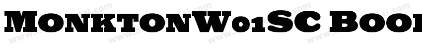 MonktonW01SC Book Regular字体转换